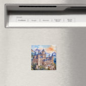 Aimant Château Renaissance dans les montagnes. Technologi (In Situ (Lave-vaisselle))