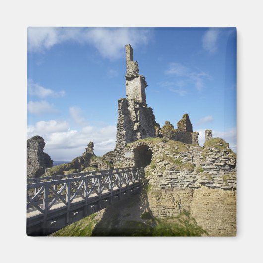Aimant Château Sinclair Girnigoe, Wick, Caithness, (Devant)