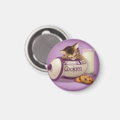 Aimant Chaton à gâteau (Recto/Verso)