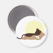 Aimant Chaton couchant (Recto/Verso)