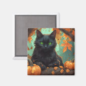 Aimant Chaton d'automne (Recto/Verso)