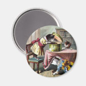 Aimant Chatons à la recherche de Mittens (Recto/Verso)