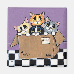 Aimant Chatons de commande de courrier dans une peinture
