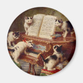 Aimant Chatons et piano (Devant)