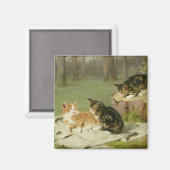 Aimant Chatons Jouer (Recto/Verso)