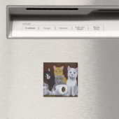 Aimant Chatons Joueurs (In Situ (Lave-vaisselle))