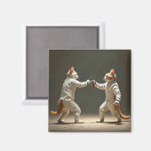 Aimant chatons sabre (Recto/Verso)