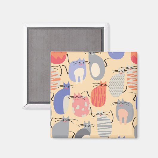 Aimant Chats (Recto/Verso)