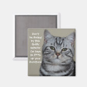 Aimant Chats Badass (Recto/Verso)