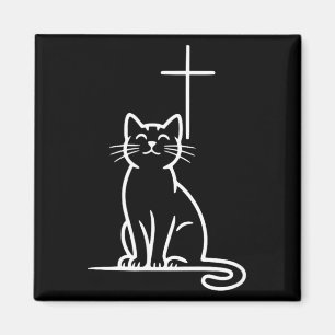 Aimant Chats Chrétiens Domestiques Aiment Jésus Soyez Heu