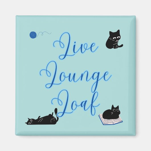 Aimant Chats de Loaf Lounge Vivant (Devant)