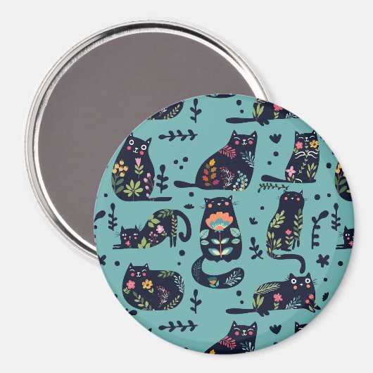 Aimant Chats décoratifs (Recto/Verso)