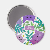 Aimant Chats et branches Meilleure journée maman chat (Recto/Verso)