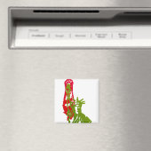 Aimant Chats et Chats Dames pour l'aimant Kamala Harris (In Situ (Lave-vaisselle))