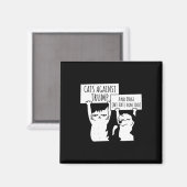 Aimant Chats Et Chiens Contre Trump (Recto/Verso)