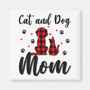 Aimant Chats et Chiens Fête des mères Marionnettes Animau