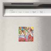 Aimant Chats et pain d'épice Cookies (In Situ (Lave-vaisselle))