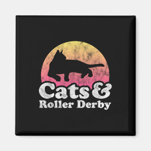 Aimant Chats Et Roulettes Derby Mens Ou Femme Chat