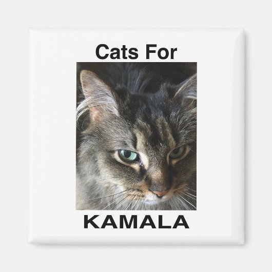 Aimant Chats Lelo pour Kamala (Devant)