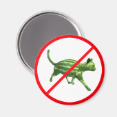 Aimant Chats Melon interdits ! (Recto/Verso)