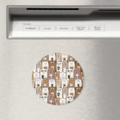 Aimant Chats mignons (In Situ (Lave-vaisselle))