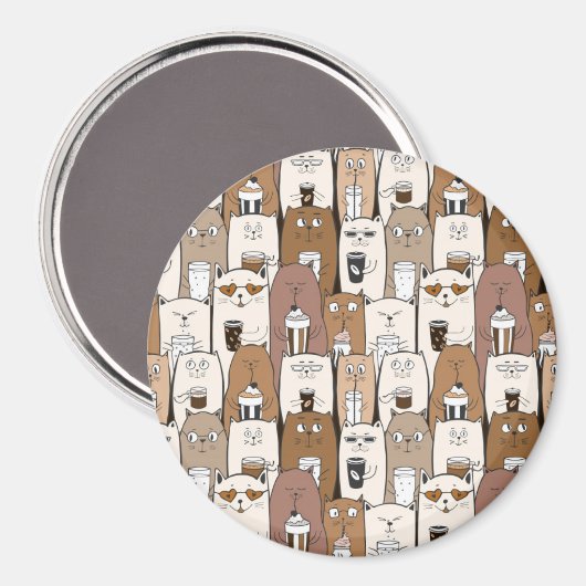 Aimant Chats mignons (Recto/Verso)