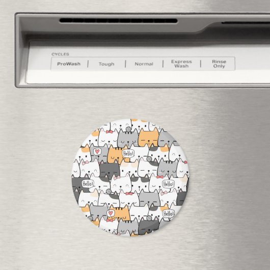 Aimant Chats mignons (In Situ (Lave-vaisselle))