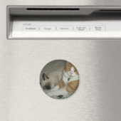 Aimant Chats mignons (In Situ (Lave-vaisselle))