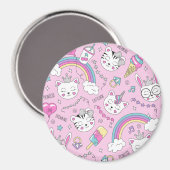Aimant Chats mignons (Recto/Verso)