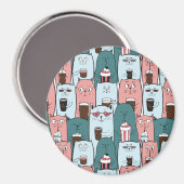 Aimant Chats mignons (Recto/Verso)