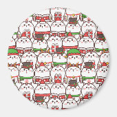 Aimant Chats mignons (Devant)