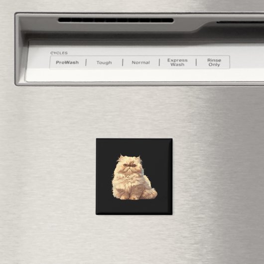 Aimant Chats Perse Chat Perse (In Situ (Lave-vaisselle))