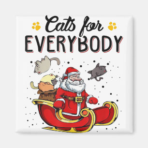Aimant Chats pour tout le monde Cadeau Amoureux des chats