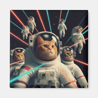 Aimant Chats spatiaux