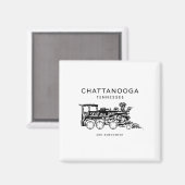 Aimant Chattanooga Choo 2e amendement (Recto/Verso)