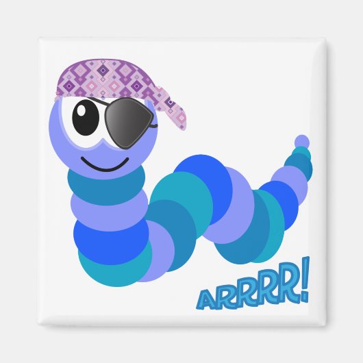 Aimant Chatte Goofkins chenille pirate (Devant)