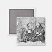 Aimant Chatte, illustration (Recto/Verso)