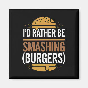 Aimant Chauffage Burger Lover Grillé Cheeseburger Plat To