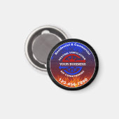 Aimant Chauffage, ventilation et climatisation (Recto/Verso)