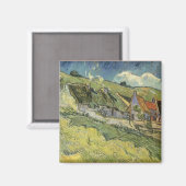 Aimant Chaumières de Vincent van Gogh (Recto/Verso)