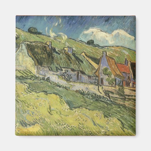 Aimant Chaumières de Vincent van Gogh (Devant)