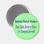 Aimant Chaussure de neige en feuille de travail postal "R (Recto/Verso)