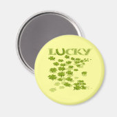 Aimant Chaussure Lucky Shamrocks (Recto/Verso)