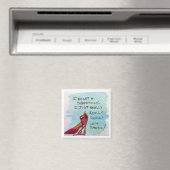 Aimant Chaussure Magnet3 - Je ne suis pas un Shopaholic (In Situ (Lave-vaisselle))