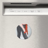 Aimant Chaussure rouge Tango (In Situ (Lave-vaisselle))