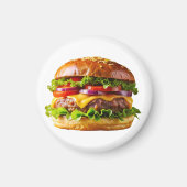 Aimant ChaussureHabille hamburger empilé thic (Devant)