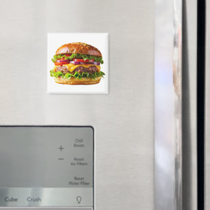 Aimant ChaussureHabille hamburger empilé thic