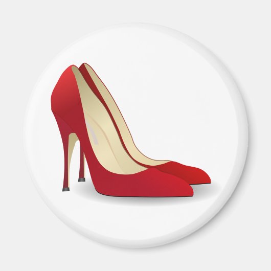 Aimant chaussures à talon rouge (Devant)