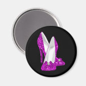 Aimant Chaussures haute talon Stileto Parties scintillant (Recto/Verso)