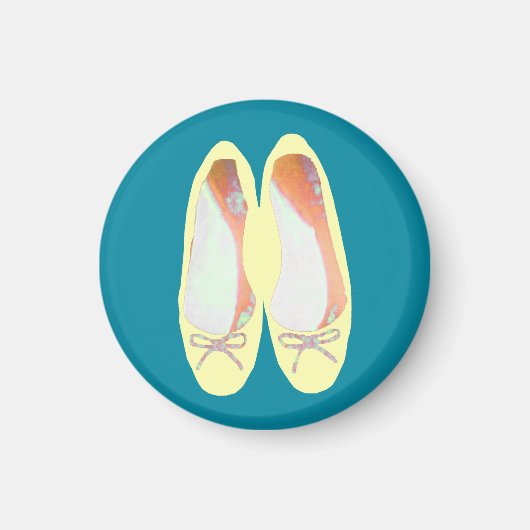 Aimant Chaussures jaunes (Devant)